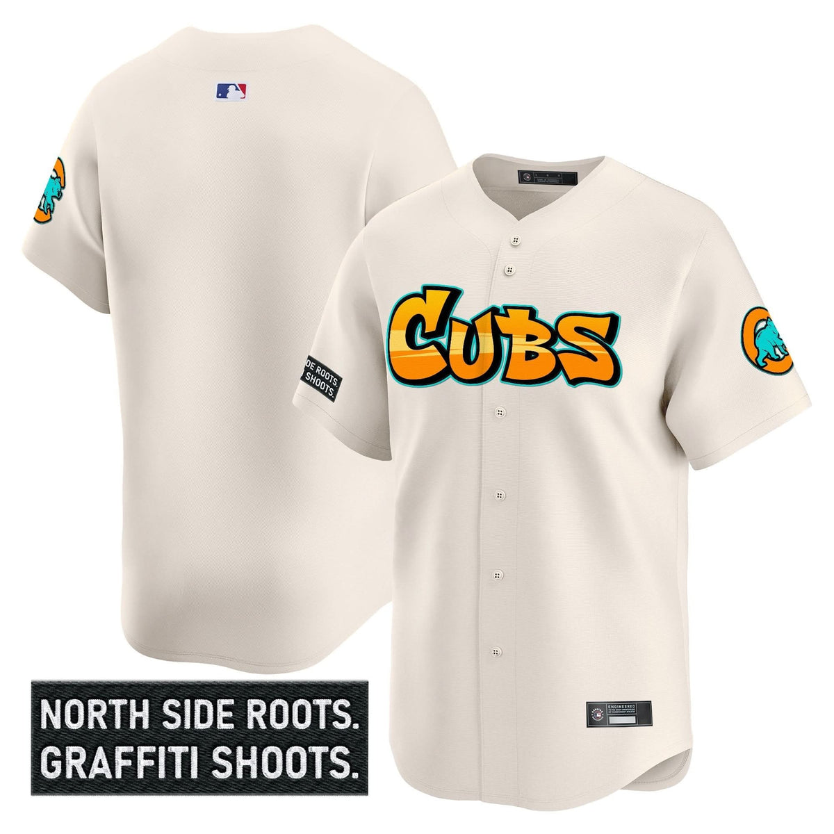 Chicago Cubs 'Graffiti North Side Edition' Vapor Premier Limited Jersey - Stitched