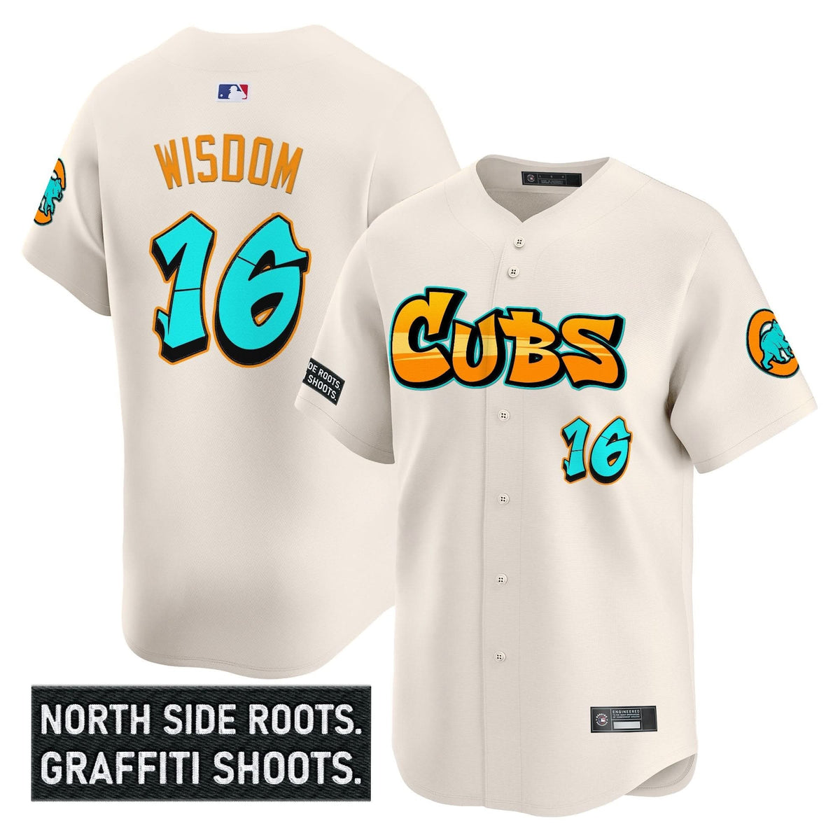 Chicago Cubs 'Graffiti North Side Edition' Vapor Premier Limited Jersey - Stitched