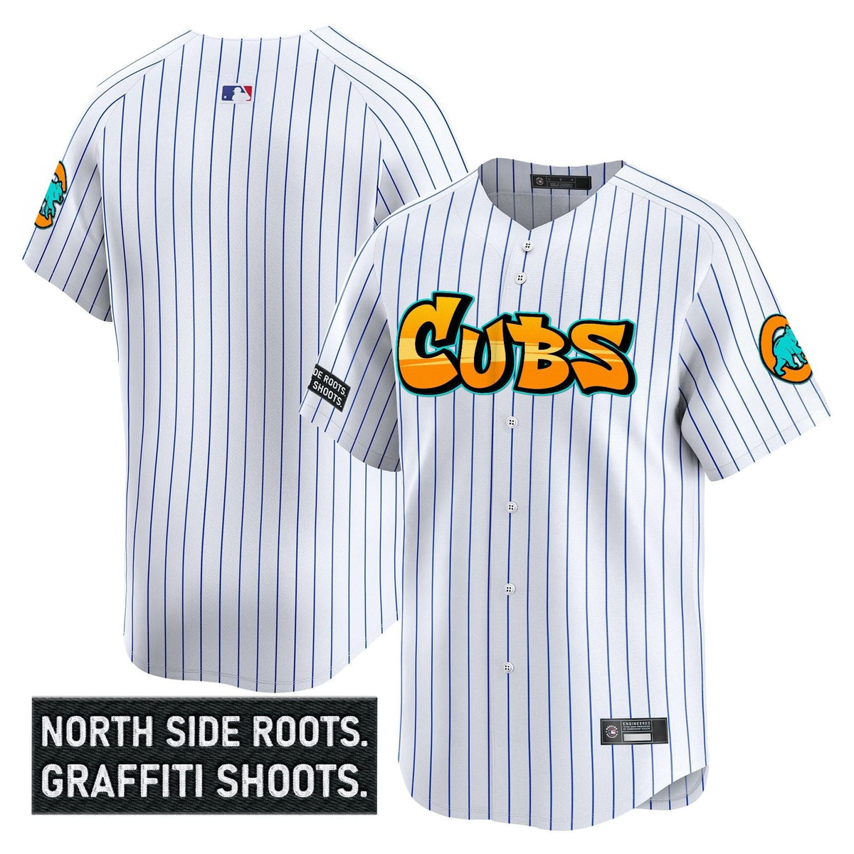 Chicago Cubs 'Graffiti North Side Edition' Vapor Premier Limited Jersey - Stitched