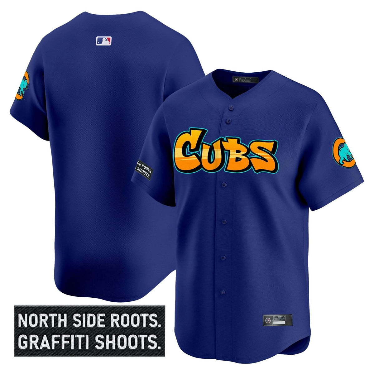 Chicago Cubs 'Graffiti North Side Edition' Vapor Premier Limited Jersey - Stitched