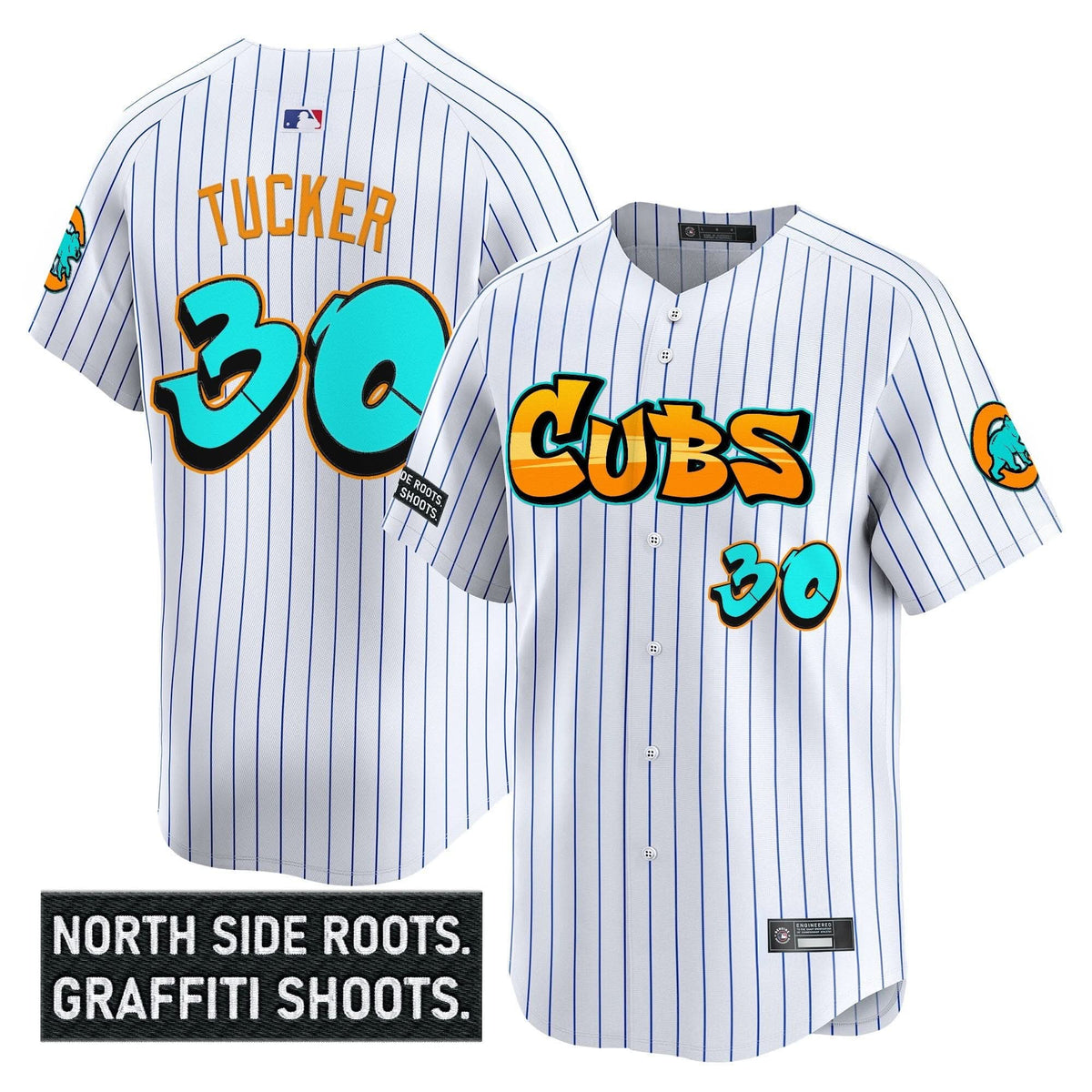 Chicago Cubs 'Graffiti North Side Edition' Vapor Premier Limited Jersey - Stitched