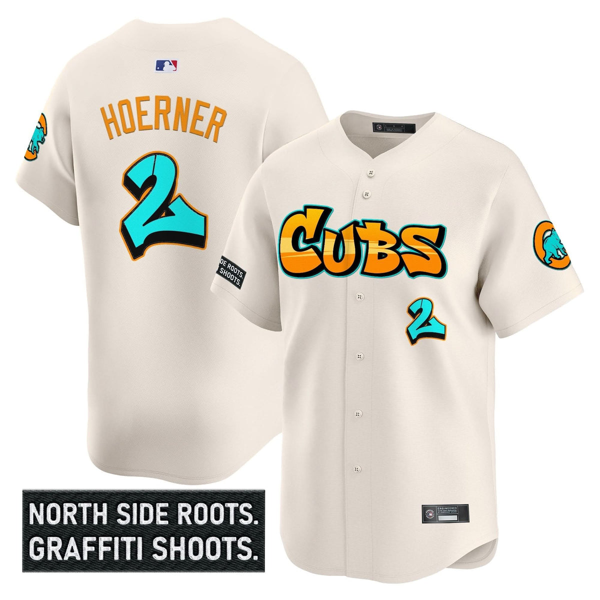 Chicago Cubs 'Graffiti North Side Edition' Vapor Premier Limited Jersey - Stitched