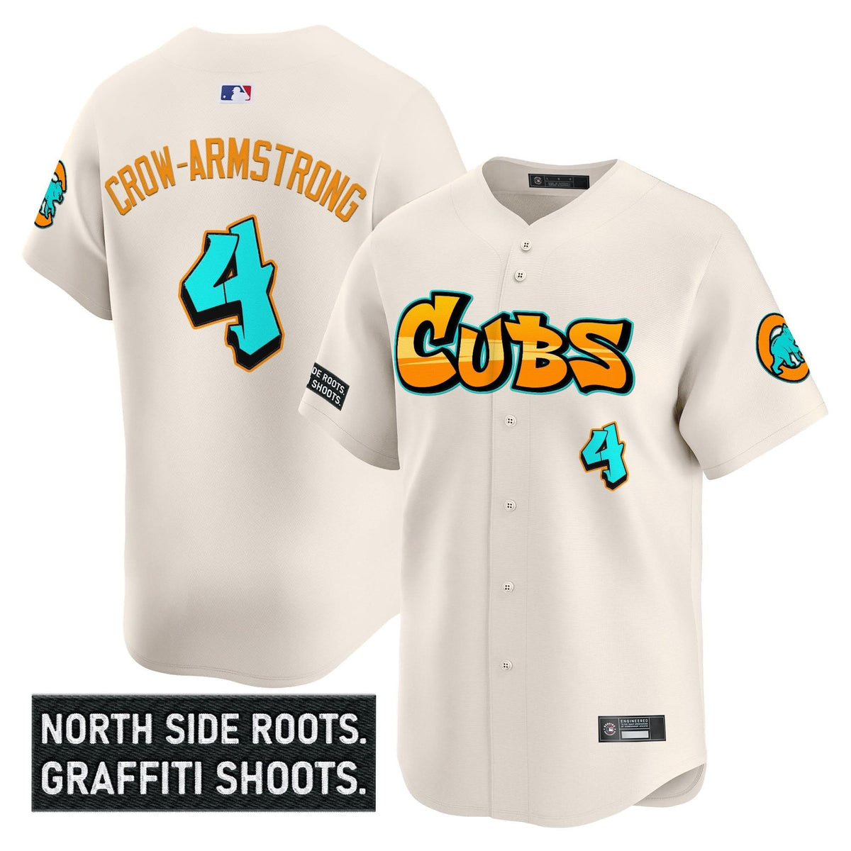 Chicago Cubs 'Graffiti North Side Edition' Vapor Premier Limited Jersey - Stitched