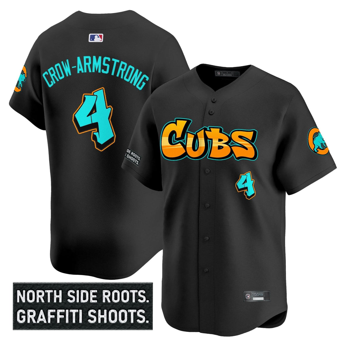 Chicago Cubs 'Graffiti North Side Edition' Vapor Premier Limited Jersey - Stitched