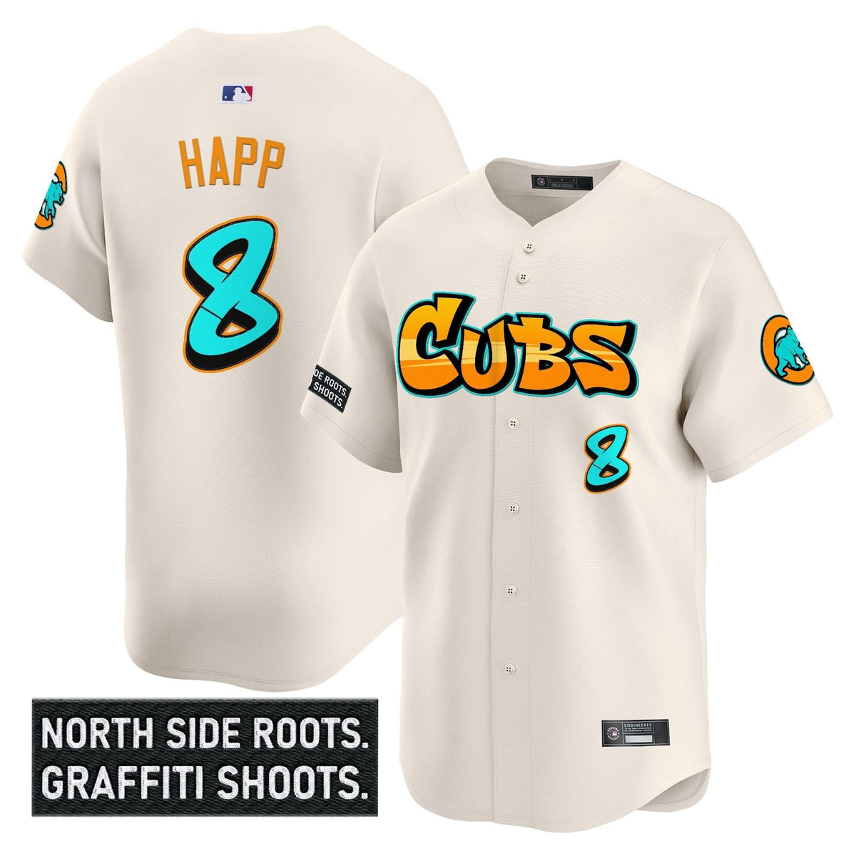 Chicago Cubs 'Graffiti North Side Edition' Vapor Premier Limited Jersey - Stitched