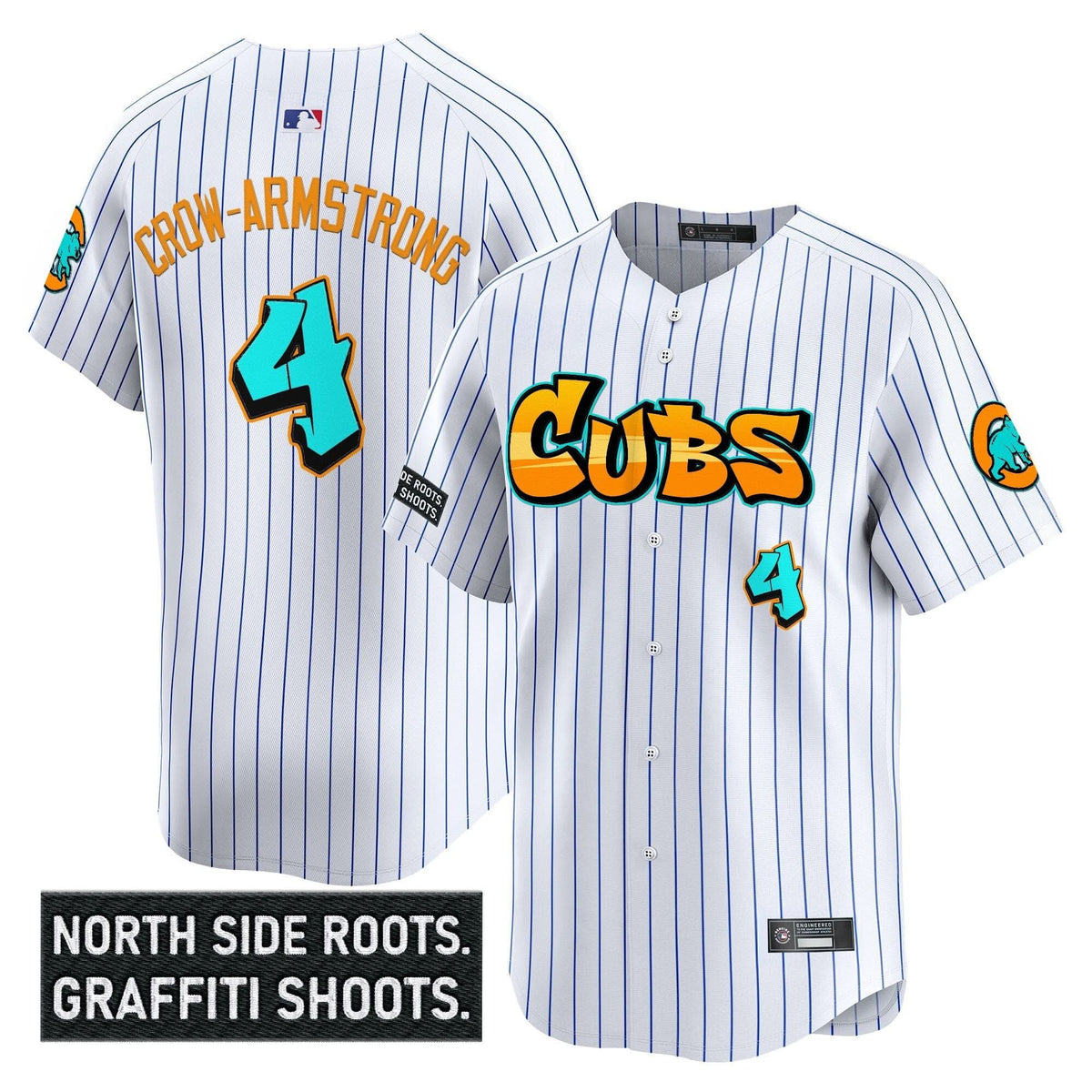 Chicago Cubs 'Graffiti North Side Edition' Vapor Premier Limited Jersey - Stitched