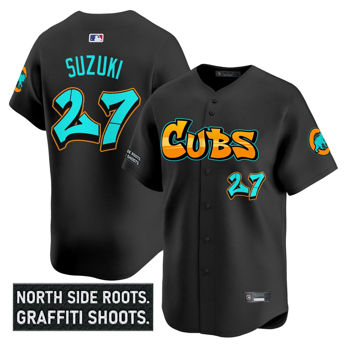 Chicago Cubs 'Graffiti North Side Edition' Vapor Premier Limited Jersey - Stitched