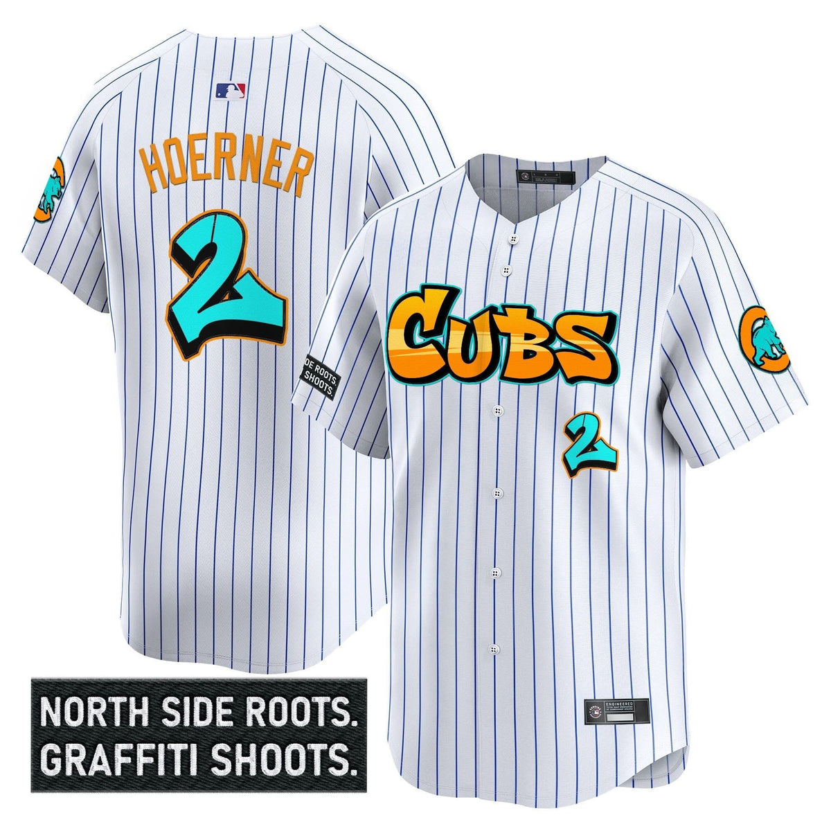 Chicago Cubs 'Graffiti North Side Edition' Vapor Premier Limited Jersey - Stitched