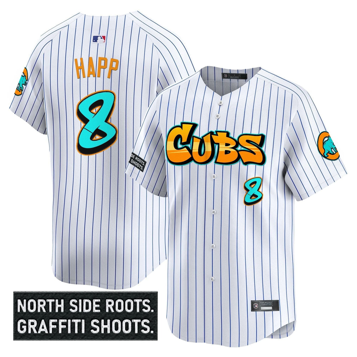 Chicago Cubs 'Graffiti North Side Edition' Vapor Premier Limited Jersey - Stitched