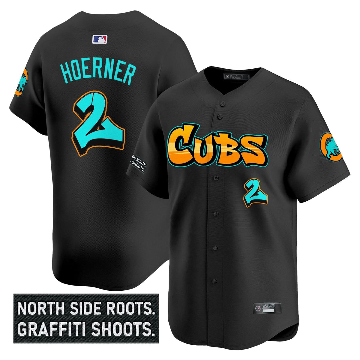 Chicago Cubs 'Graffiti North Side Edition' Vapor Premier Limited Jersey - Stitched