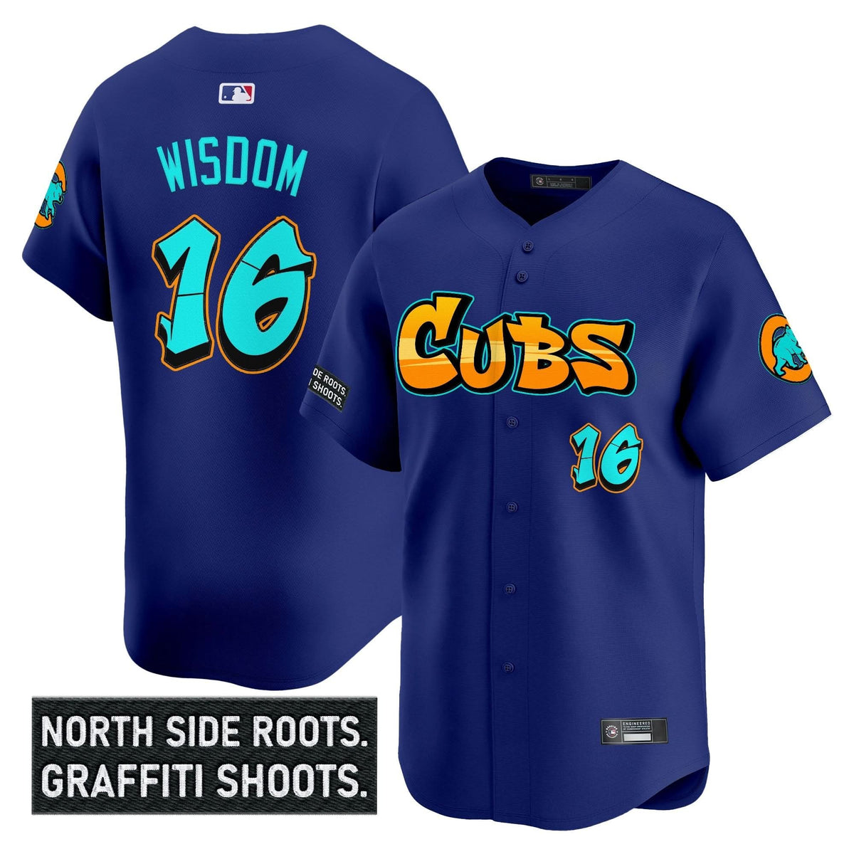 Chicago Cubs 'Graffiti North Side Edition' Vapor Premier Limited Jersey - Stitched