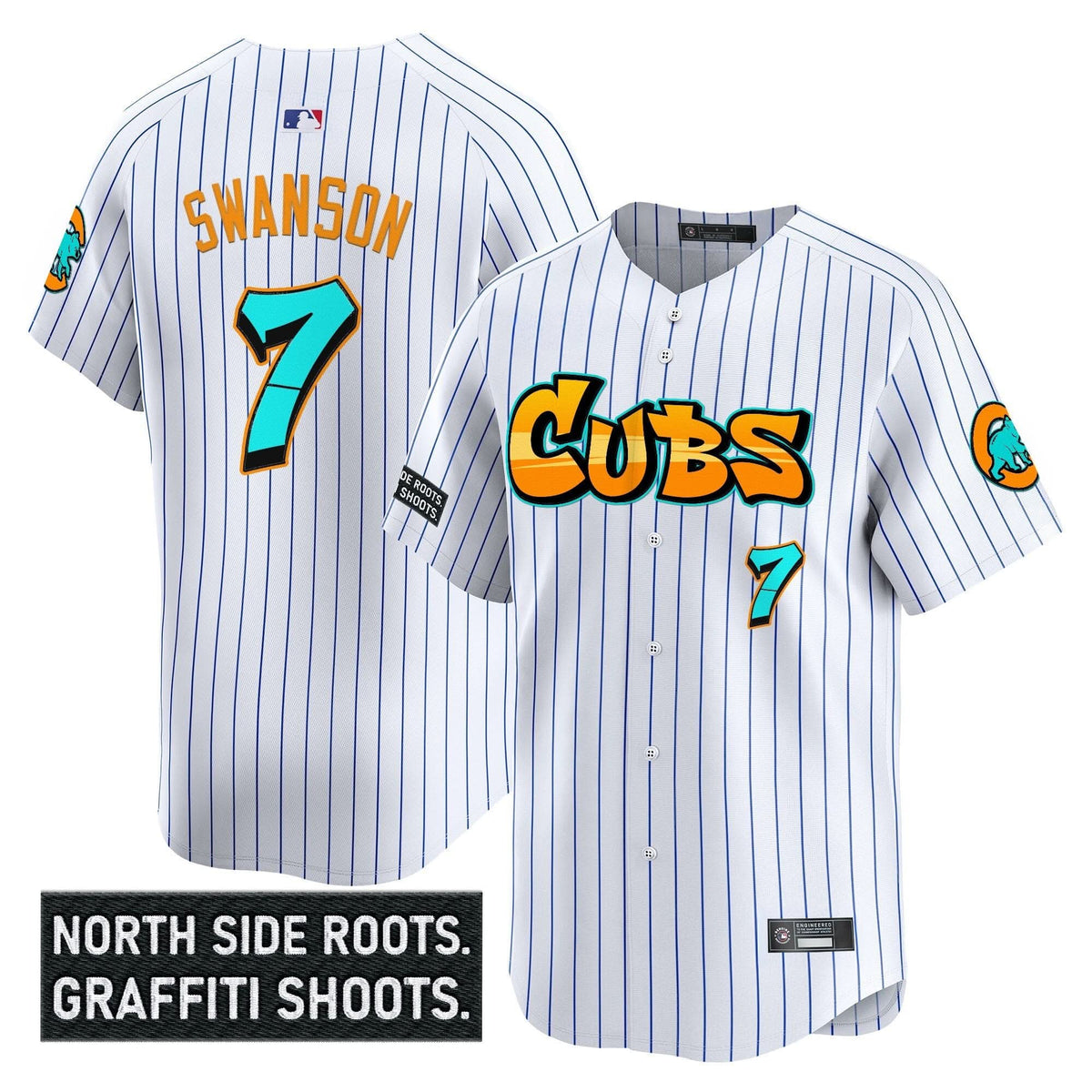 Chicago Cubs 'Graffiti North Side Edition' Vapor Premier Limited Jersey - Stitched