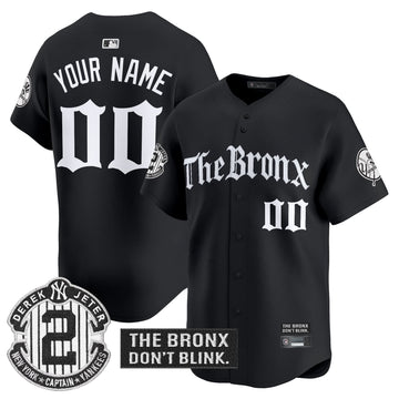 New York Yankees 'The Bronx - Gothic Ink Drop Edition' Vapor Premier Limited Custom Jersey - Stitched