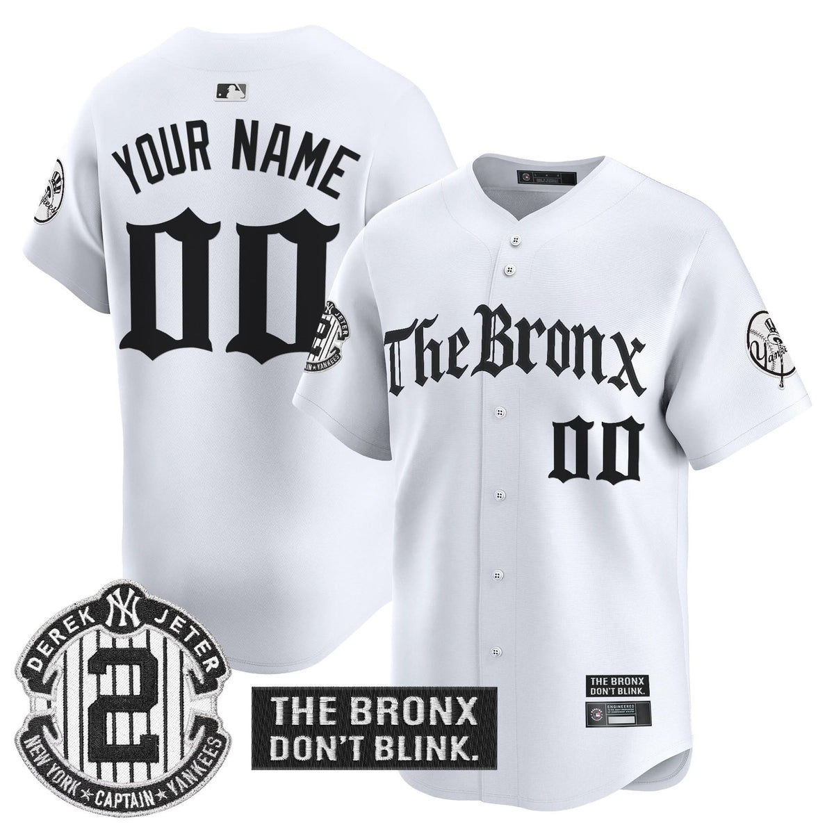New York Yankees 'The Bronx - Gothic Ink Drop Edition' Vapor Premier Limited Custom Jersey - Stitched