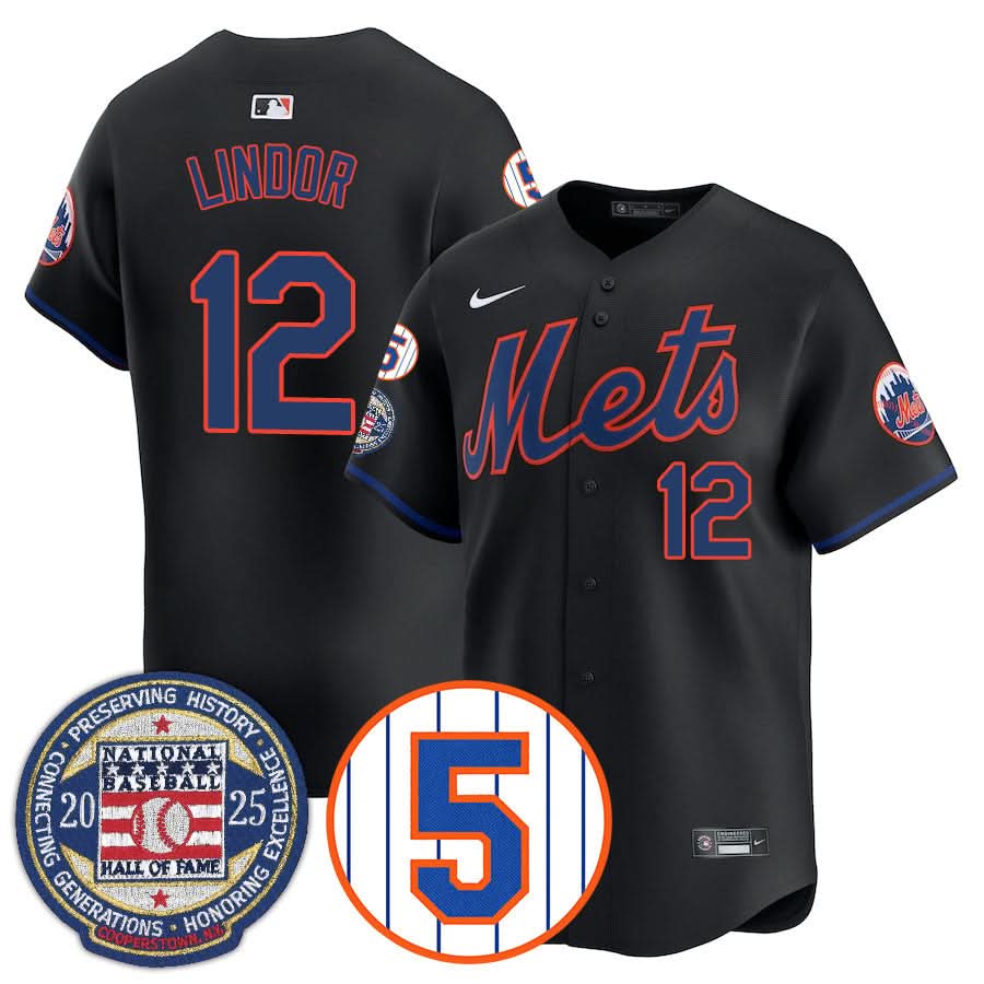 New York Mets Number Retirement & Hall of Fame Gold Jersey - Stitched