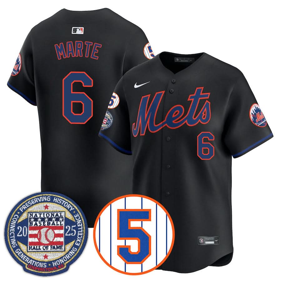 New York Mets Number Retirement & Hall of Fame Gold Jersey - Stitched