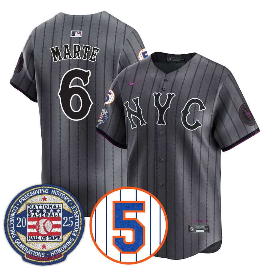 New York Mets Number Retirement & Hall of Fame Gold Jersey - Stitched
