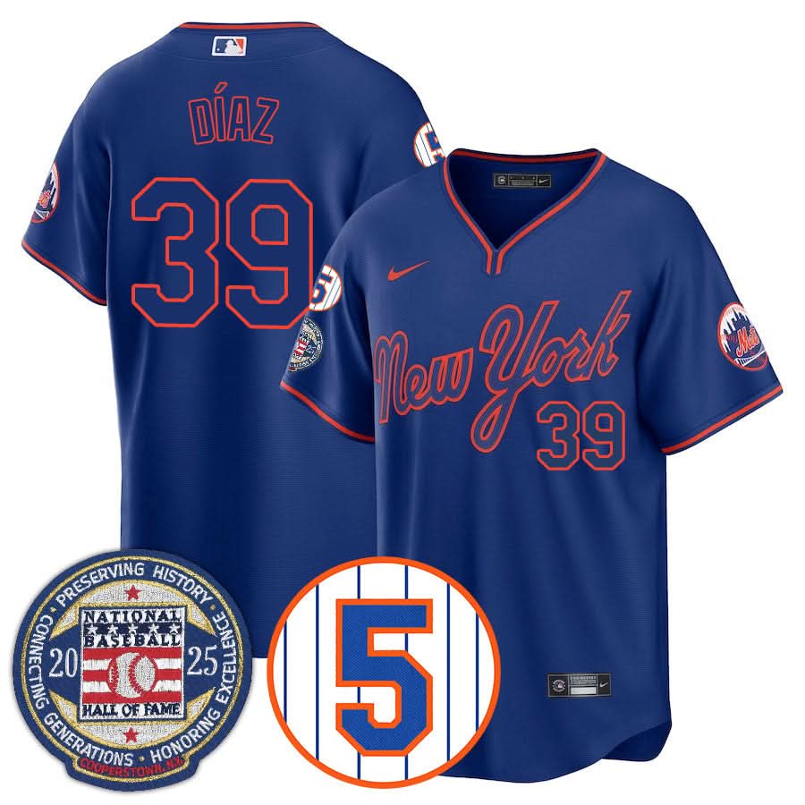 New York Mets Number Retirement & Hall of Fame Gold Jersey - Stitched