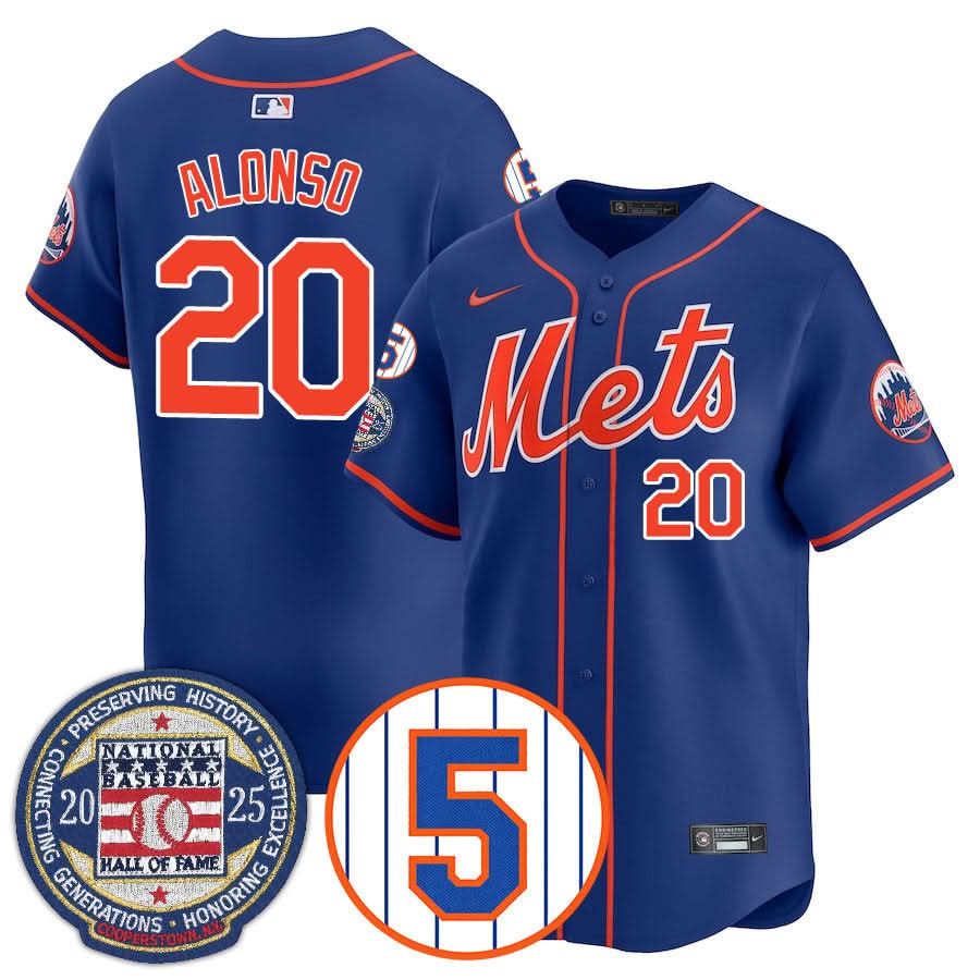 New York Mets Number Retirement & Hall of Fame Gold Jersey - Stitched