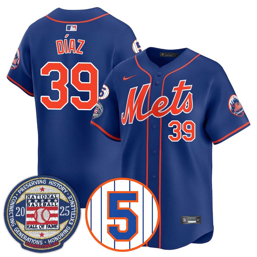 New York Mets Number Retirement & Hall of Fame Gold Jersey - Stitched