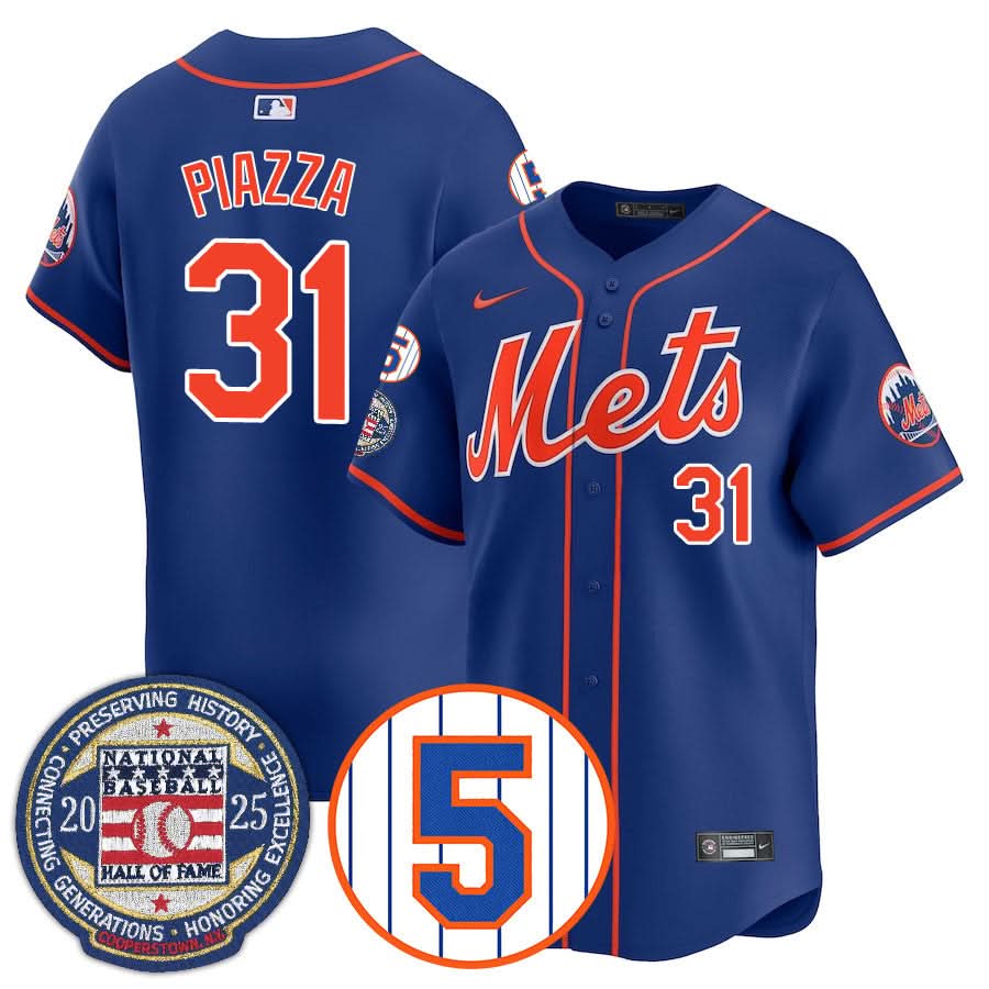 New York Mets Number Retirement & Hall of Fame Gold Jersey - Stitched