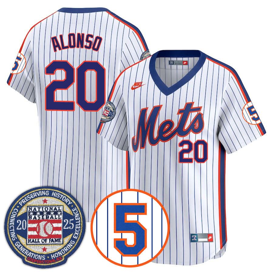New York Mets Number Retirement & Hall of Fame Gold Jersey - Stitched