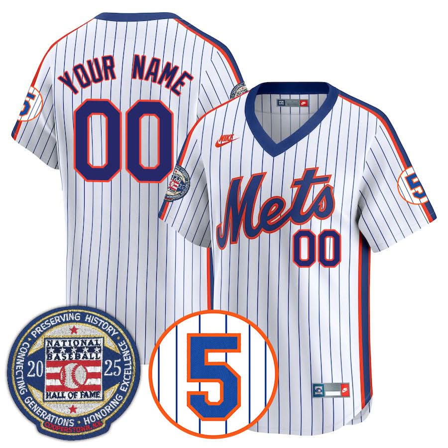 New York Mets Number Retirement & Hall of Fame Gold Jersey - Stitched