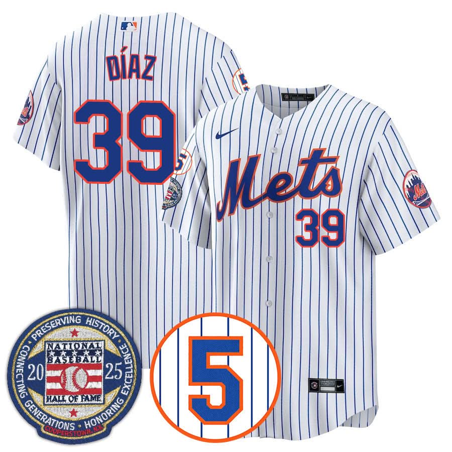 New York Mets Number Retirement & Hall of Fame Gold Jersey - Stitched