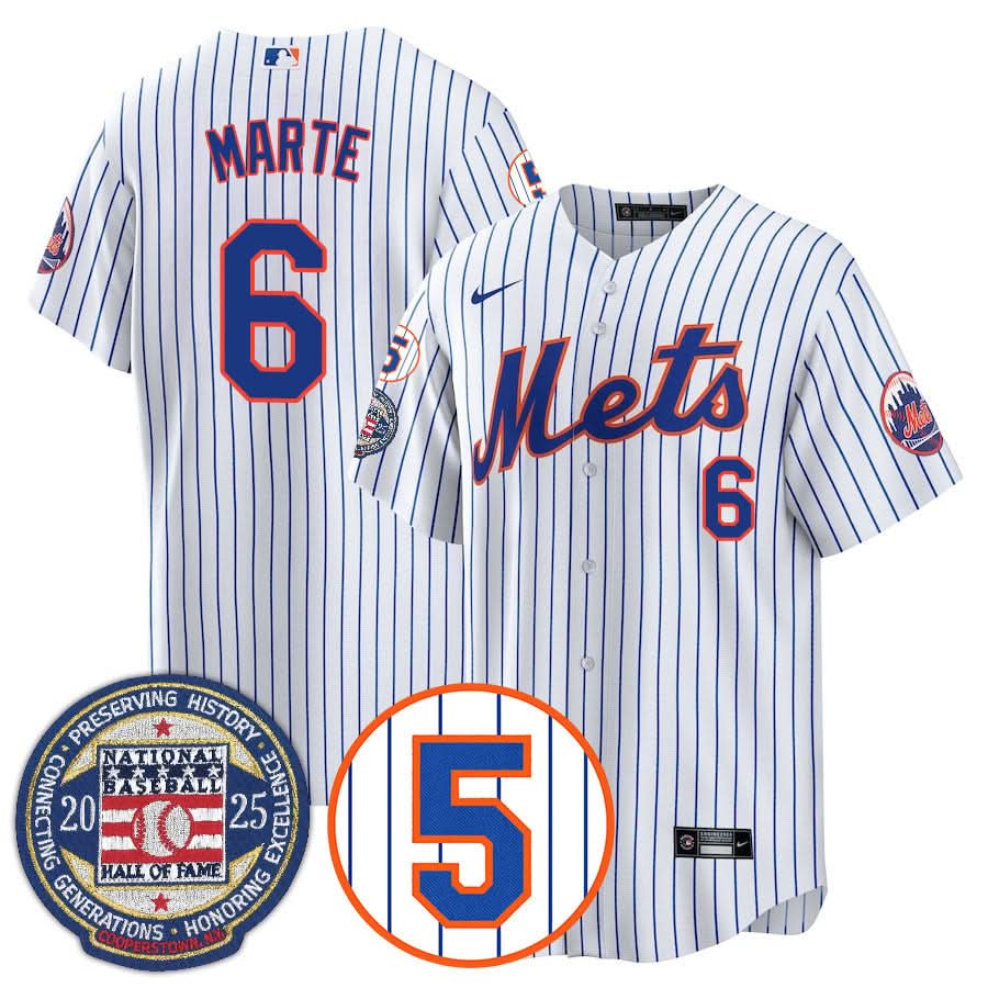 New York Mets Number Retirement & Hall of Fame Gold Jersey - Stitched
