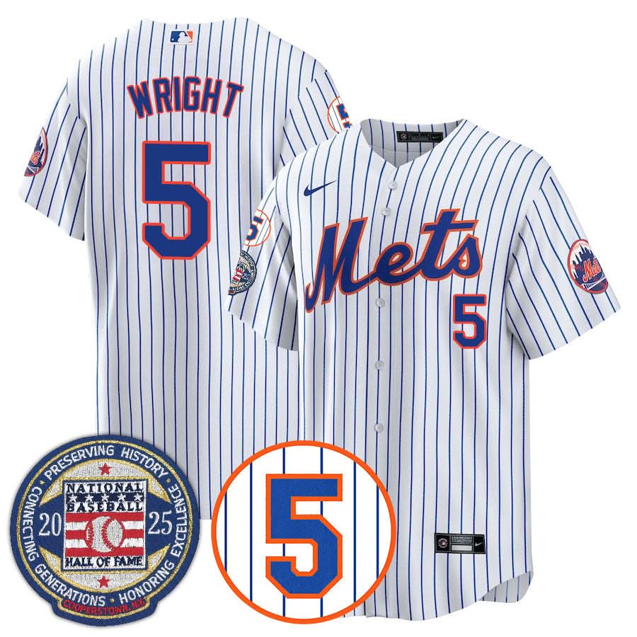 New York Mets Number Retirement & Hall of Fame Gold Jersey - Stitched