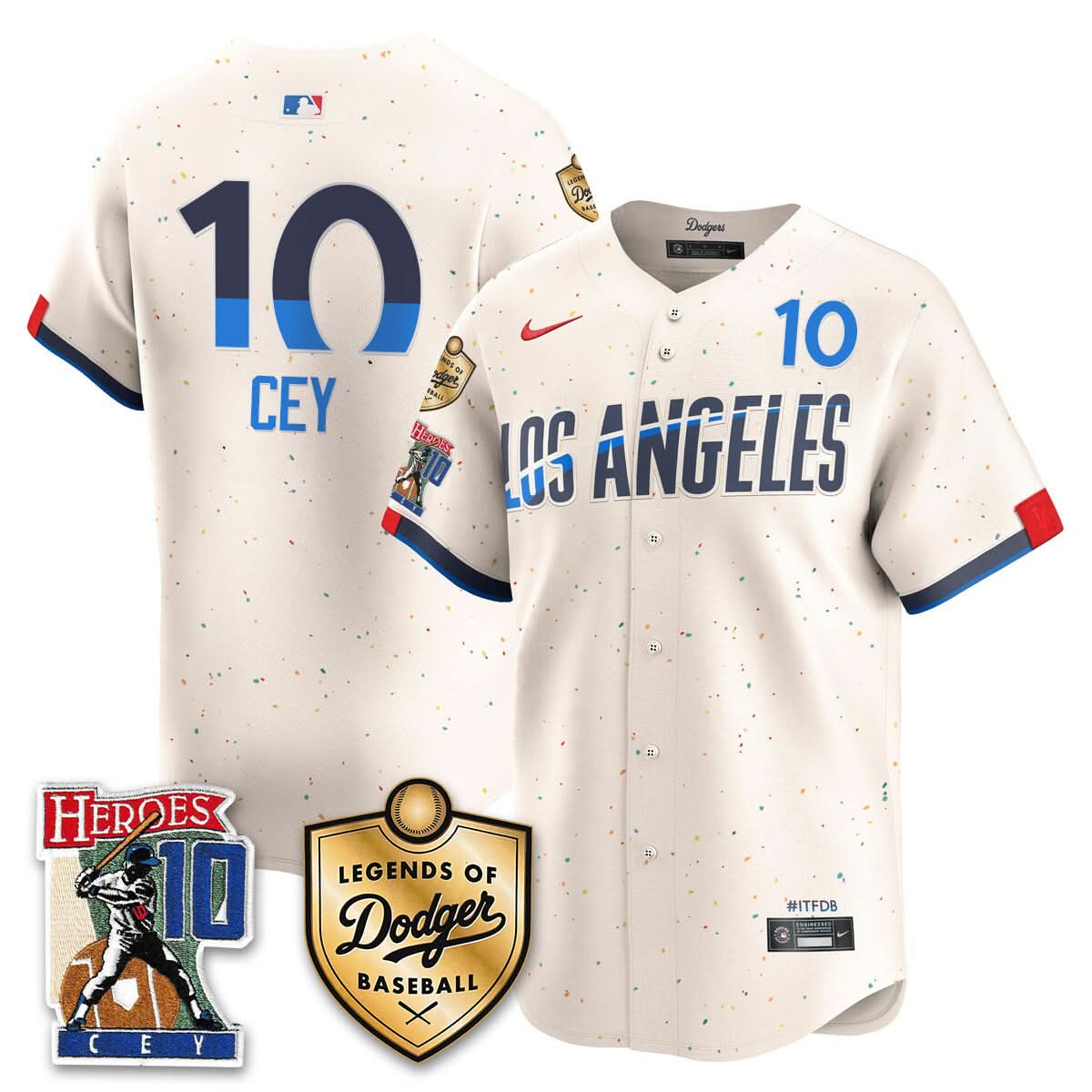 Los Angeles Dodgers Ron Cey "Legends Of LAD Baseball" Jersey - Stitched-Cuztomshoes