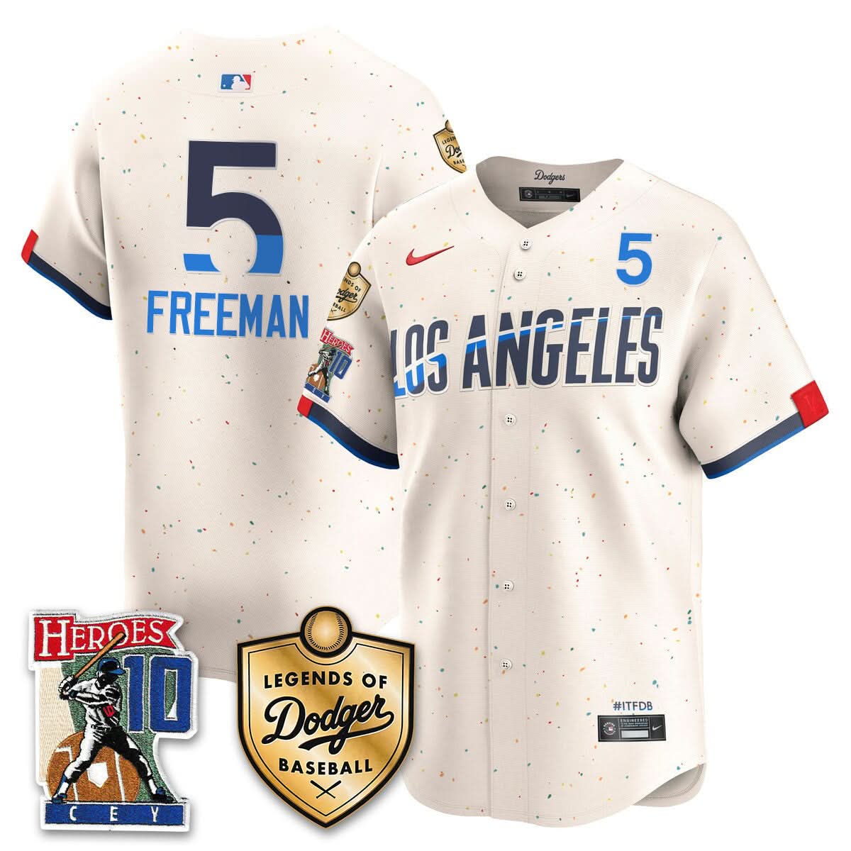 Los Angeles Dodgers Ron Cey "Legends Of LAD Baseball" Jersey - Stitched-Cuztomshoes