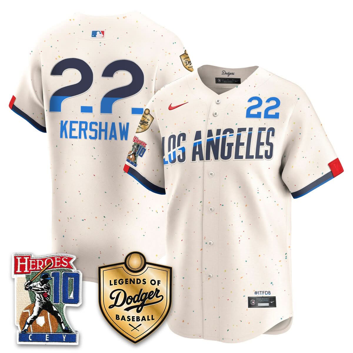 Los Angeles Dodgers Ron Cey "Legends Of LAD Baseball" Jersey - Stitched-Cuztomshoes