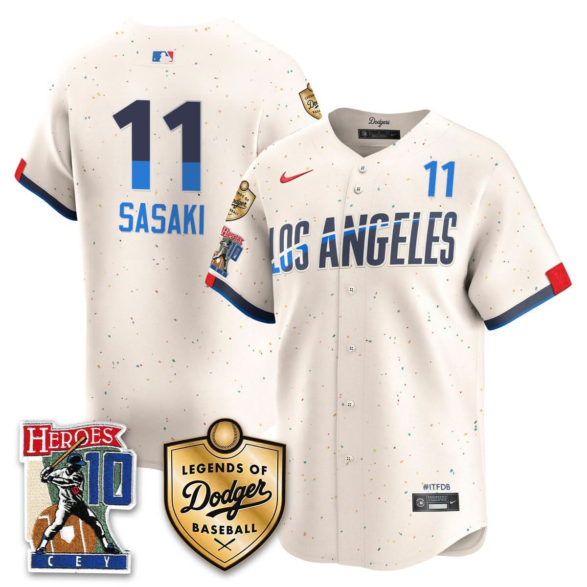 Los Angeles Dodgers Ron Cey "Legends Of LAD Baseball" Jersey - Stitched-Cuztomshoes