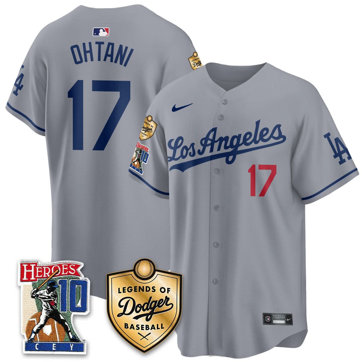 Los Angeles Dodgers Ron Cey "Legends Of LAD Baseball" Jersey - Stitched-Cuztomshoes