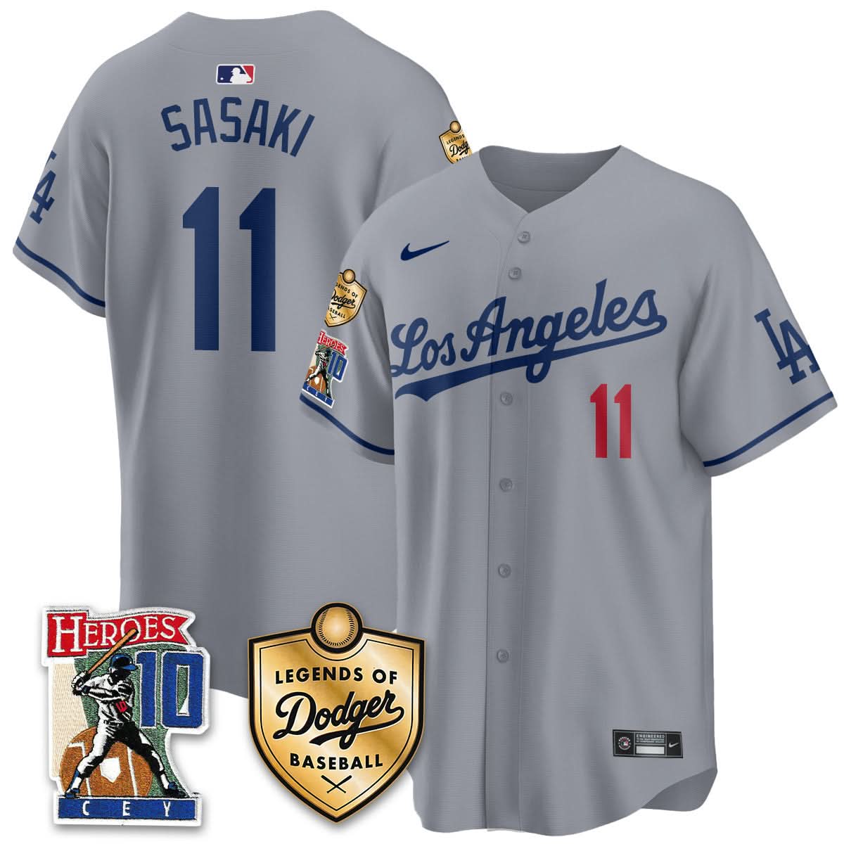 Los Angeles Dodgers Ron Cey "Legends Of LAD Baseball" Jersey - Stitched-Cuztomshoes