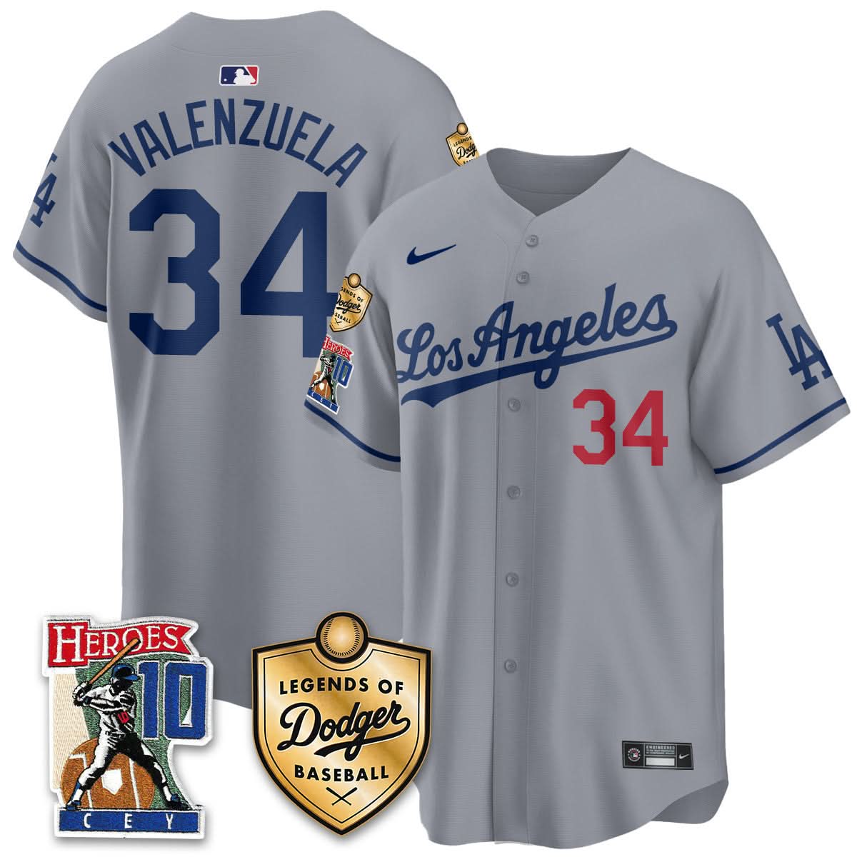 Los Angeles Dodgers Ron Cey "Legends Of LAD Baseball" Jersey - Stitched-Cuztomshoes