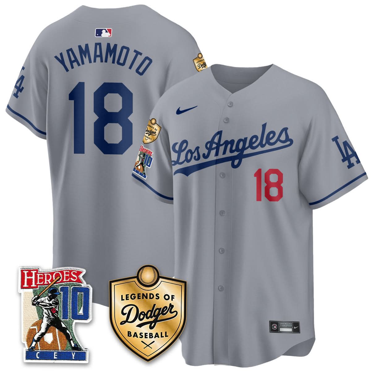 Los Angeles Dodgers Ron Cey "Legends Of LAD Baseball" Jersey - Stitched-Cuztomshoes