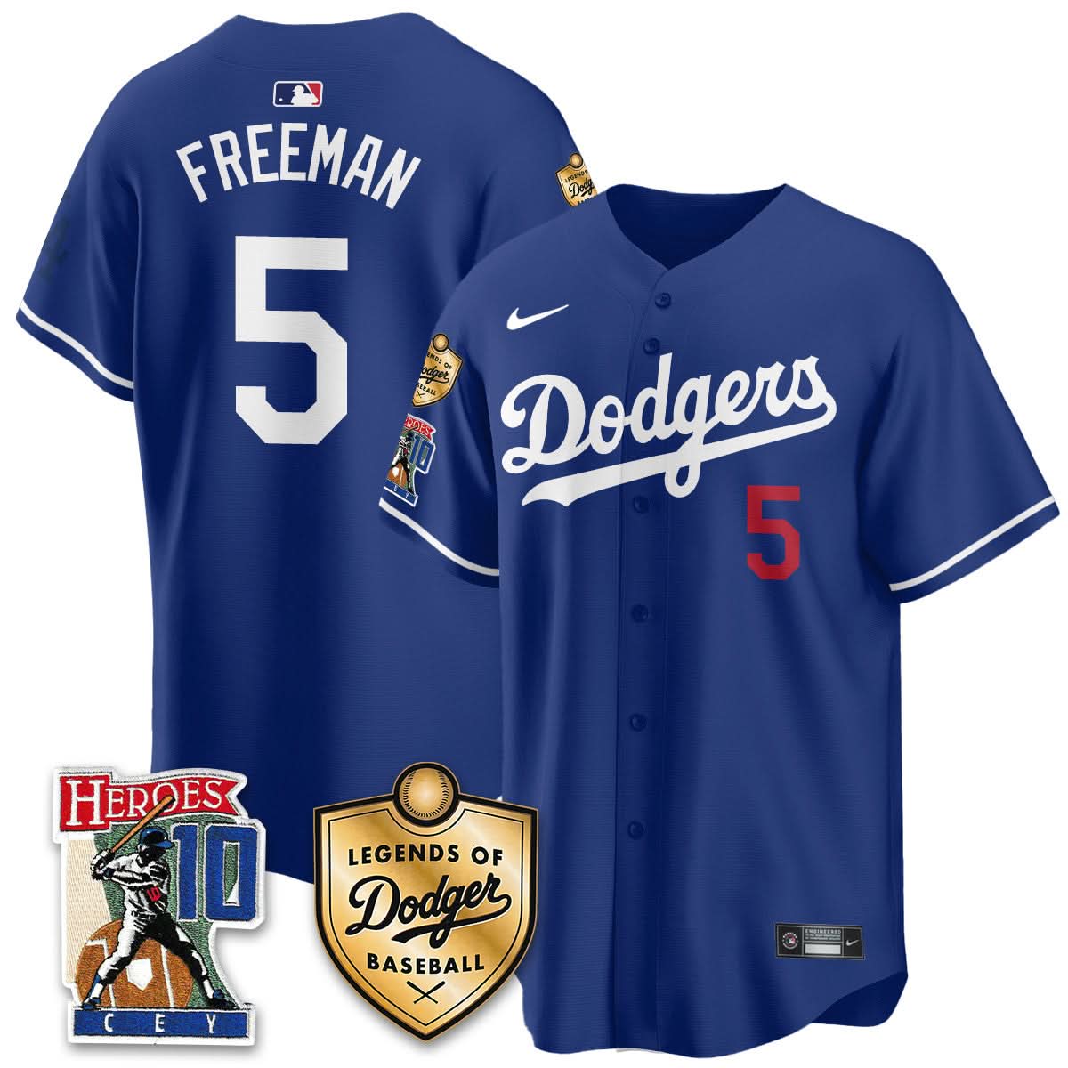 Los Angeles Dodgers Ron Cey "Legends Of LAD Baseball" Jersey - Stitched-Cuztomshoes
