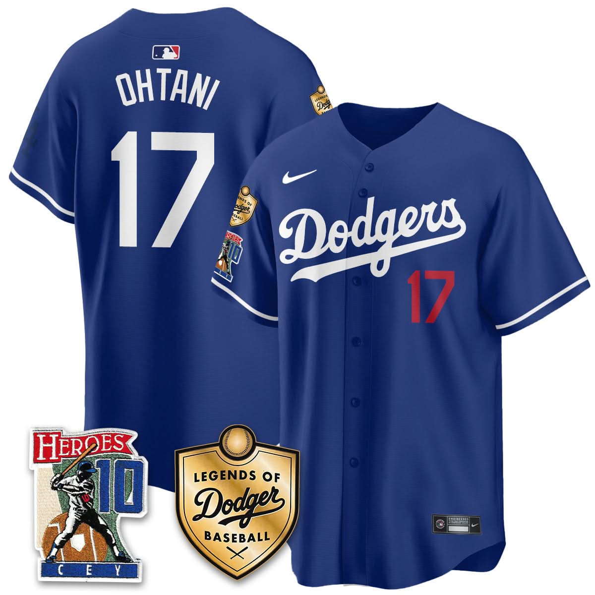 Los Angeles Dodgers Ron Cey "Legends Of LAD Baseball" Jersey - Stitched-Cuztomshoes