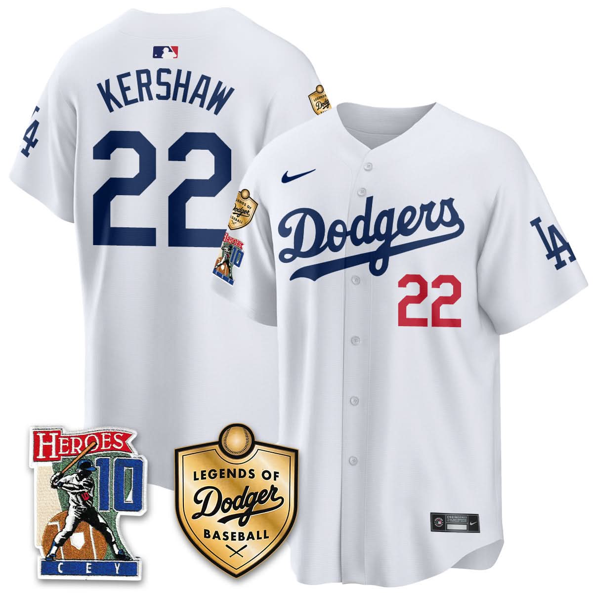 Los Angeles Dodgers Ron Cey "Legends Of LAD Baseball" Jersey - Stitched-Cuztomshoes