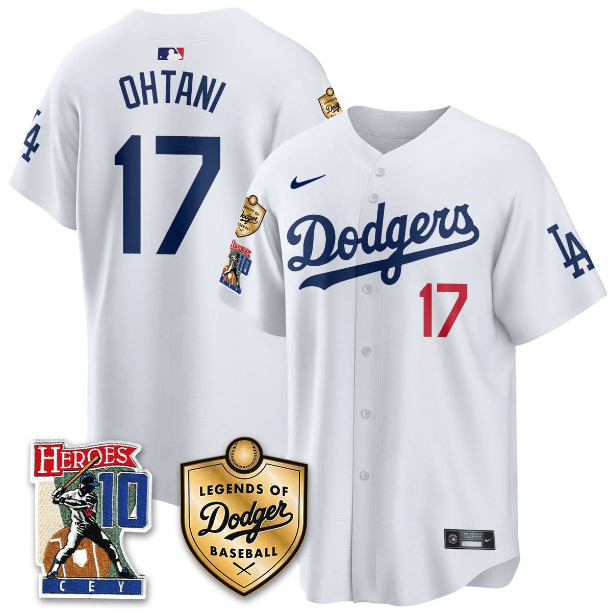 Los Angeles Dodgers Ron Cey "Legends Of LAD Baseball" Jersey - Stitched-Cuztomshoes