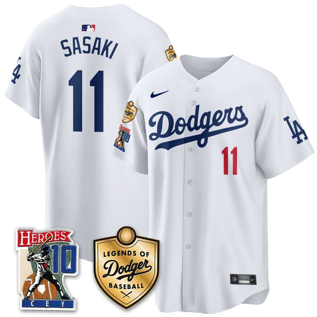 Los Angeles Dodgers Ron Cey "Legends Of LAD Baseball" Jersey - Stitched-Cuztomshoes