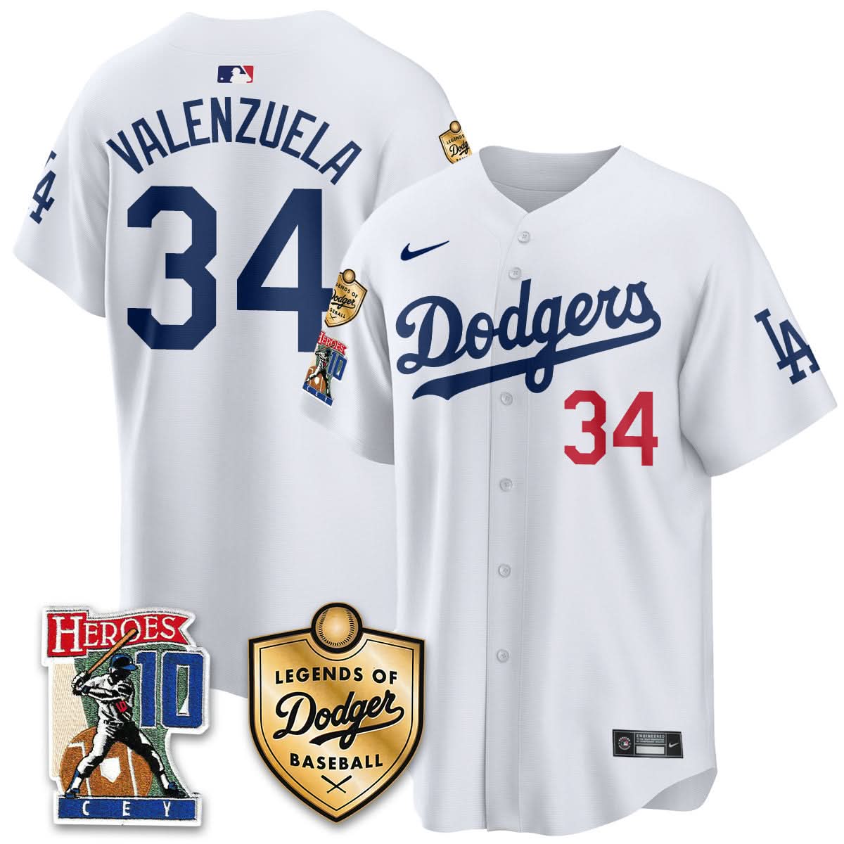 Los Angeles Dodgers Ron Cey "Legends Of LAD Baseball" Jersey - Stitched-Cuztomshoes