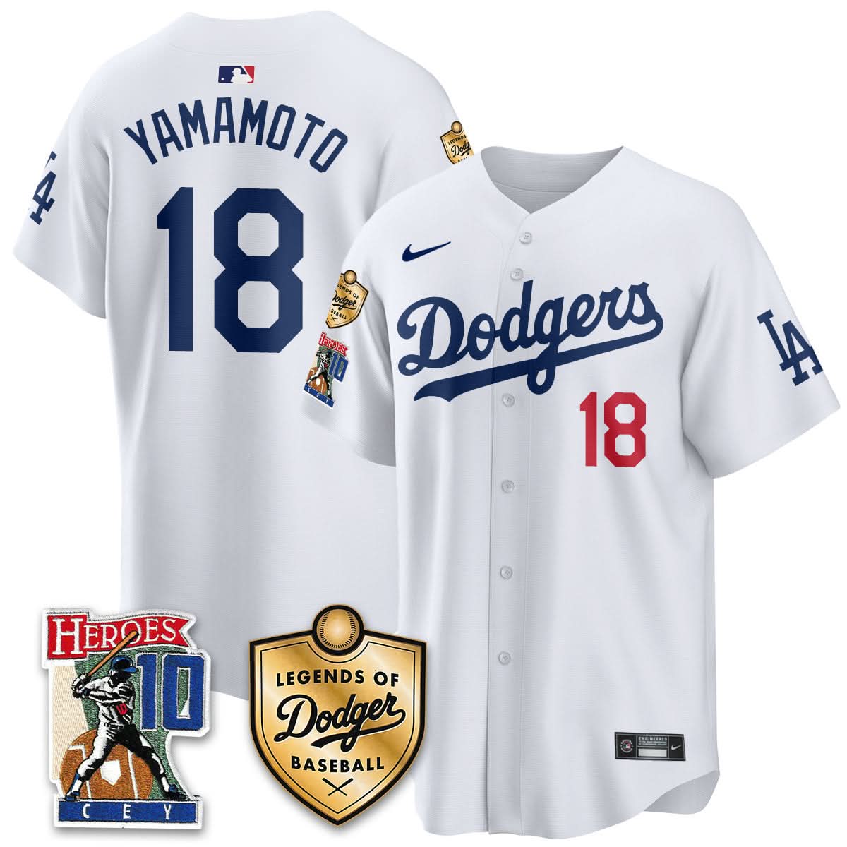 Los Angeles Dodgers Ron Cey "Legends Of LAD Baseball" Jersey - Stitched-Cuztomshoes
