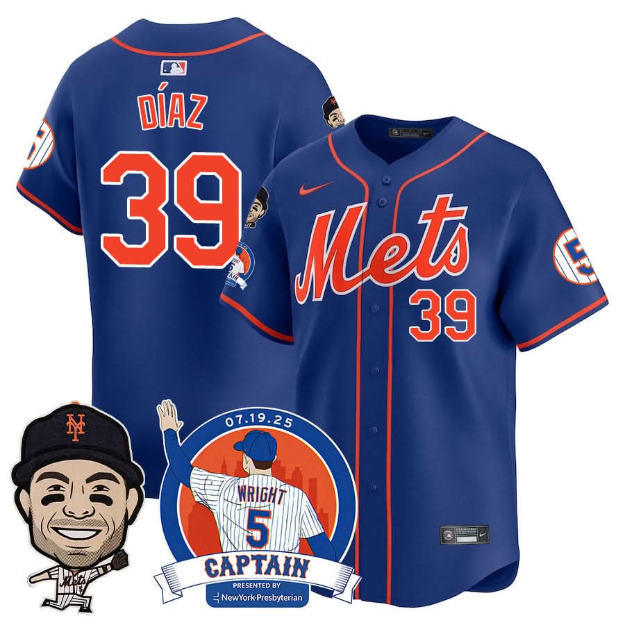 New York Mets David Wright "NYM Legend" Jersey V2 - Stitched