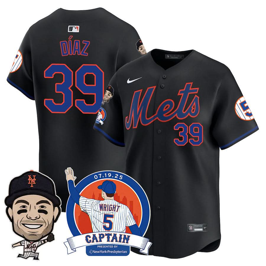 New York Mets David Wright "NYM Legend" Jersey V2 - Stitched