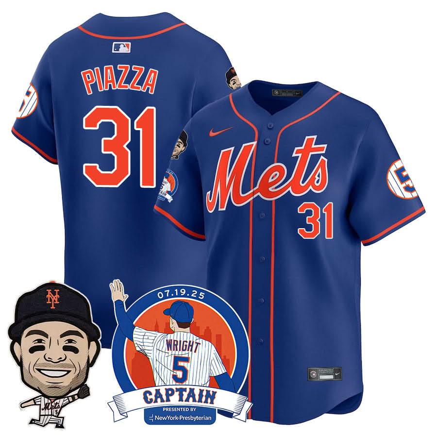 New York Mets David Wright "NYM Legend" Jersey V2 - Stitched