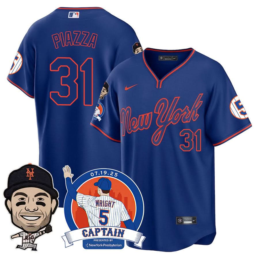 New York Mets David Wright "NYM Legend" Jersey V2 - Stitched