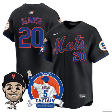 New York Mets David Wright "NYM Legend" Jersey V2 - Stitched